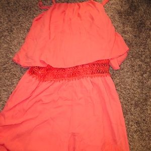 Spaghetti strapped romper